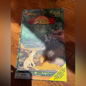 Vintage LION KING Colorforms Play Set Disney 1994 Fuzzy Pieces Simba Nala